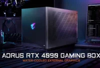 Water-cooled RTX 4090 external graphics card