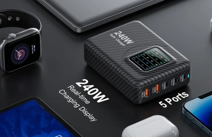 Hsting PD240w GaN charger hits Kickstarter