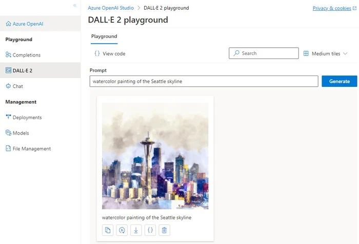 How to create AI art with Azure OpenAI Service