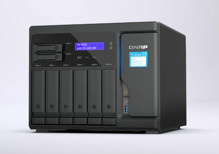 QNAP TS-855X 8-core 10GbE NAS High performance storage