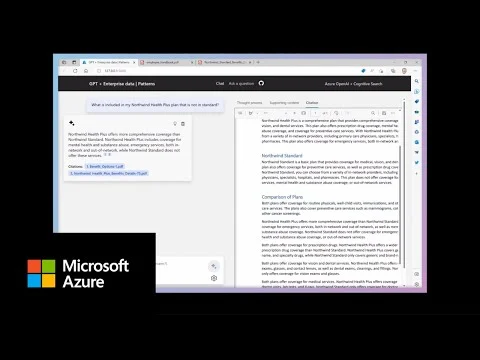 Combine cognitive search with Azure OpenAI