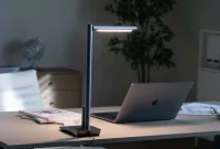 BORING LED modular desk lamp with fast wireless charger