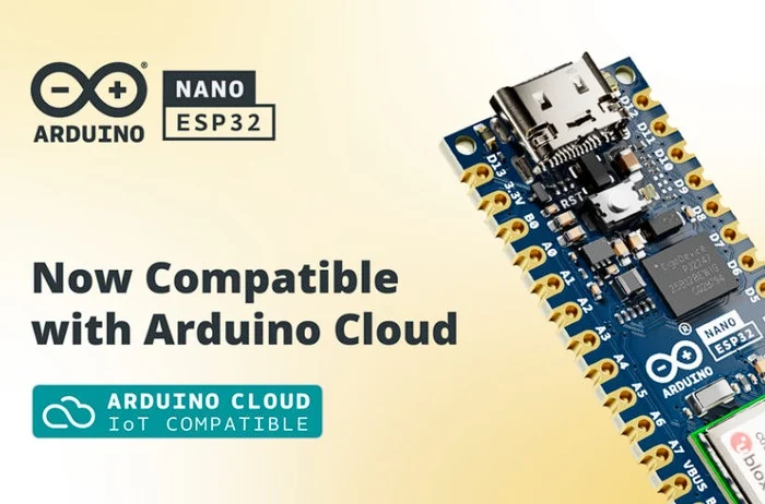 Arduino Nano ESP32 board support added to Arduino Cloud