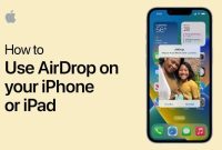 How to use AirDrop on the iPhone or iPad