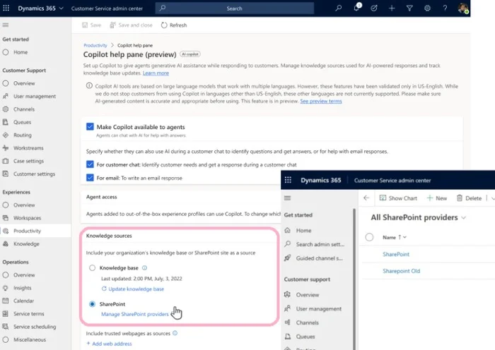 Seamless Collaboration: SharePoint Integration with Copilot in Dynamics 365