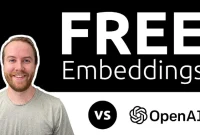 Best and cheapest ways to generate AI embeddings OpenAi vs free and open source