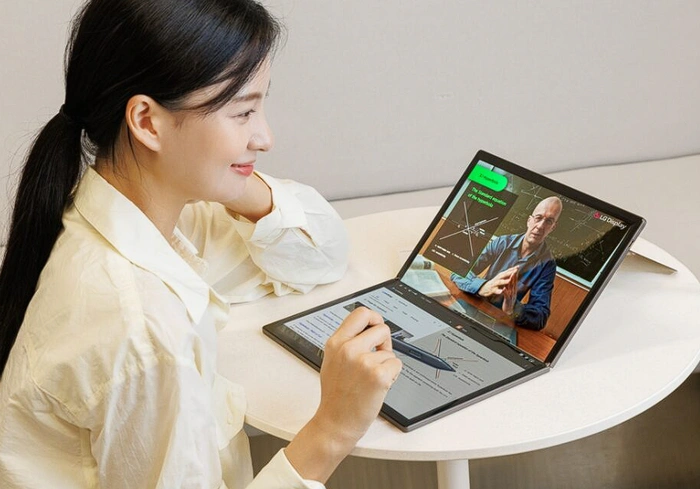 LG Display 17-inch foldable OLED laptop display
