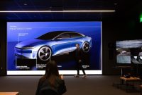 Lucid Motors using Samsung The Wall in its design studio