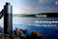 Vitaloop 5 stage filtration water bottle