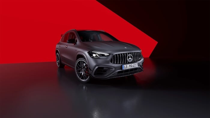 Updated Mercedes AMG GLA 45 S 4MATIC+ unveiled