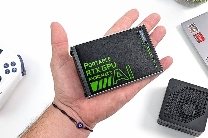 Pocket AI RTX A500 palm sized GPU accelerator