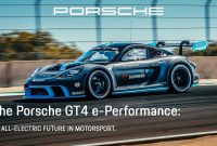 Porsche GT4 e-Performance at the Laguna Seca Raceway