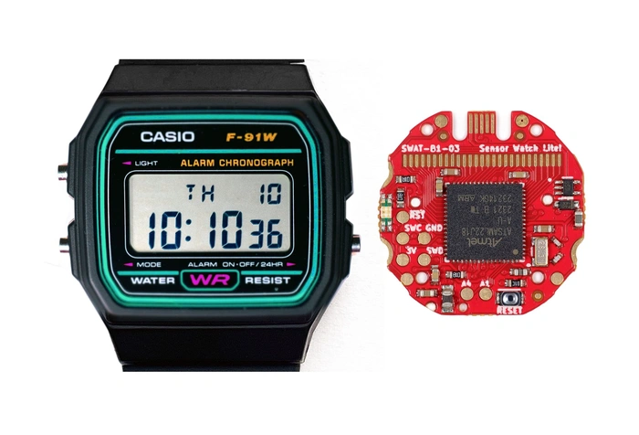 Sensor Watch Programmable Casio wristwatch