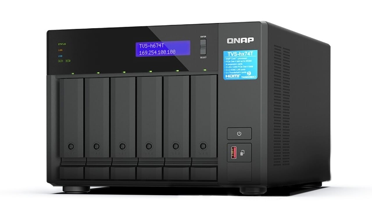 QNAP Thunderbolt 4 NAS TVS-h674T and TVS-h874T