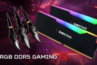 BIOSTAR 4800MHz 16GB RGB DDR5 GAMING X memory