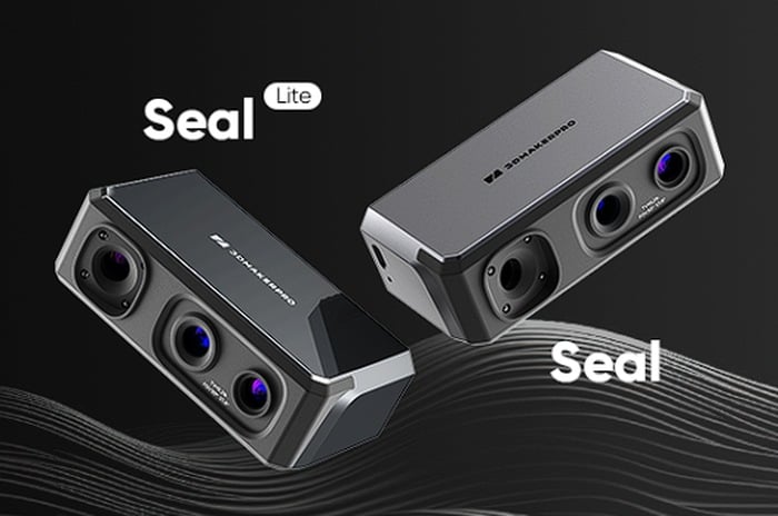 Seal smart 3D scanner with 0.01mm accuracy and 0.05 resolution