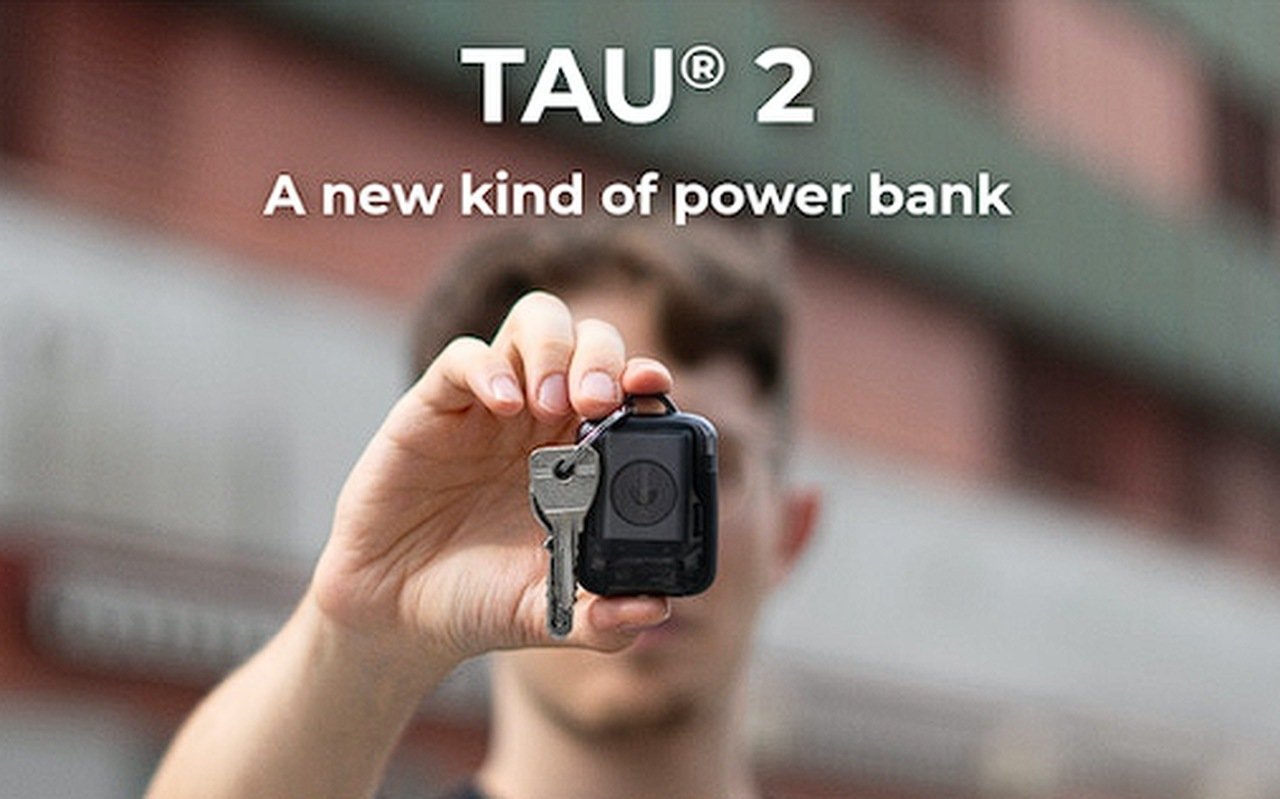 TAU 2 pocket power bank 2,000mAh