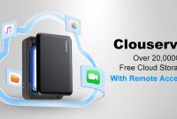 Clouservo 20TB local secure external storage with remote access