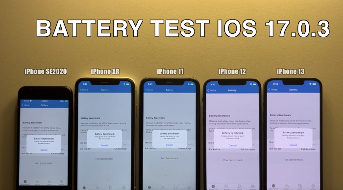 iOS 17.03 battery