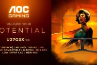 AOC 4K gaming monitors with AI-powered GPU technology