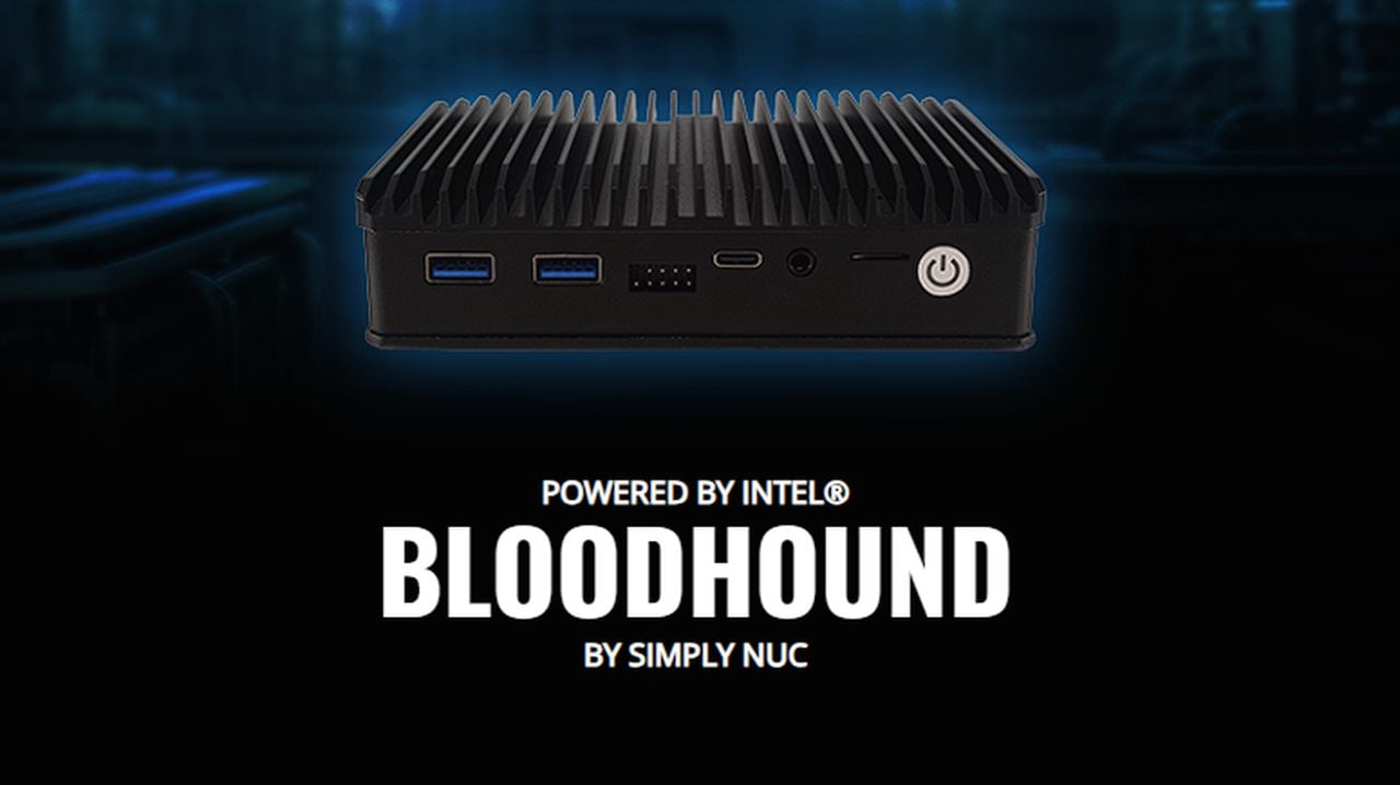 Simply NUC Bloodhound Intel mini PC for IoT and Edge computing