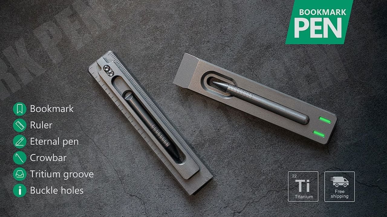 BookBond EDC titanium multitool – togetherbe