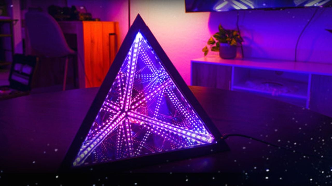 HyperHedra mesmerizing infinity LED lights with music sync mode