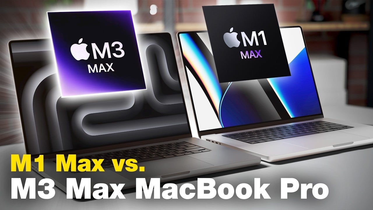 M3 Max MacBook Pro vs M1 Max MacBook Pro (Video)