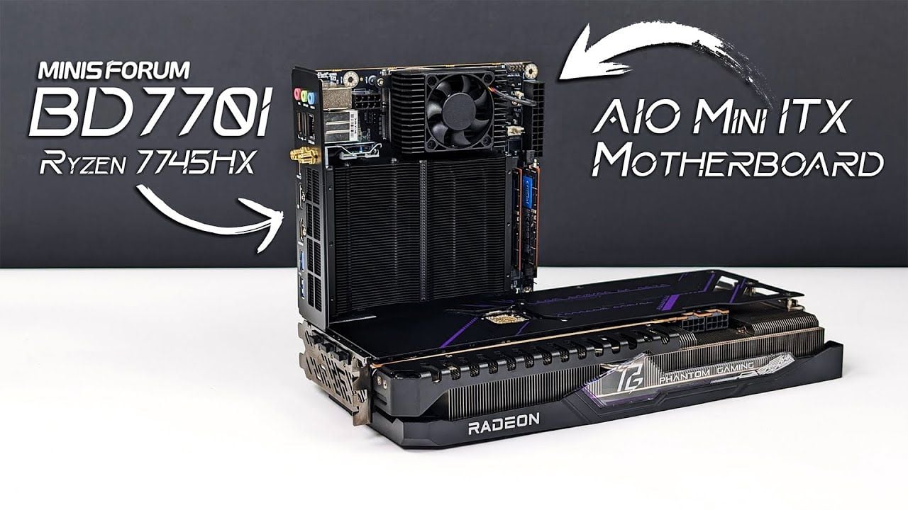 MINISFORUM BD 770i AMD mini ITX motherboard