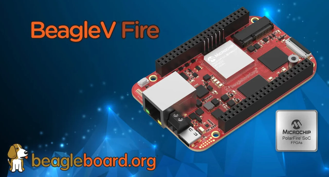 New BeagleV-Fire FPGA and RISC-V Single Board Computer