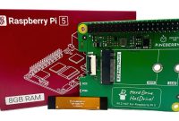 Raspberry Pi 5 NVMe SSD storage using the HATDrive Top