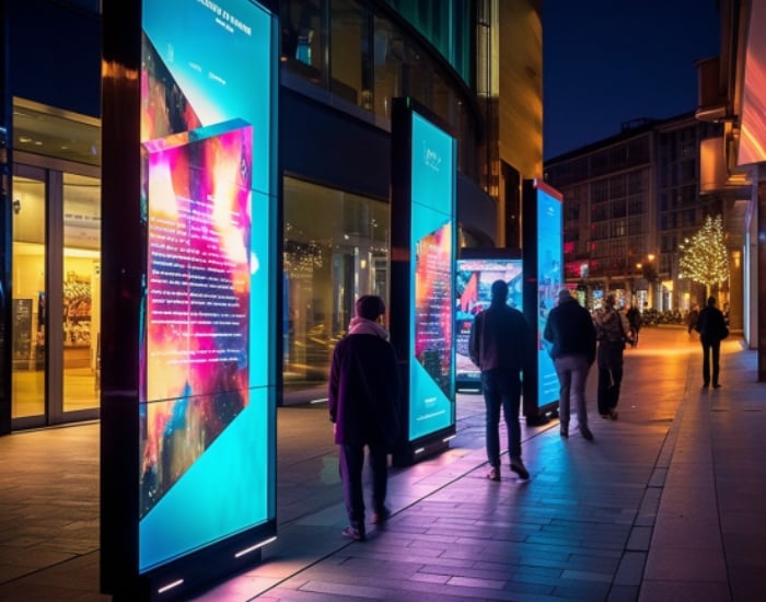 Sustainable and Accessible Digital Signage for businesses