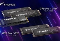 T-FORCE gaming SSDs G70, G70 PRO, G50 and G50 PRO