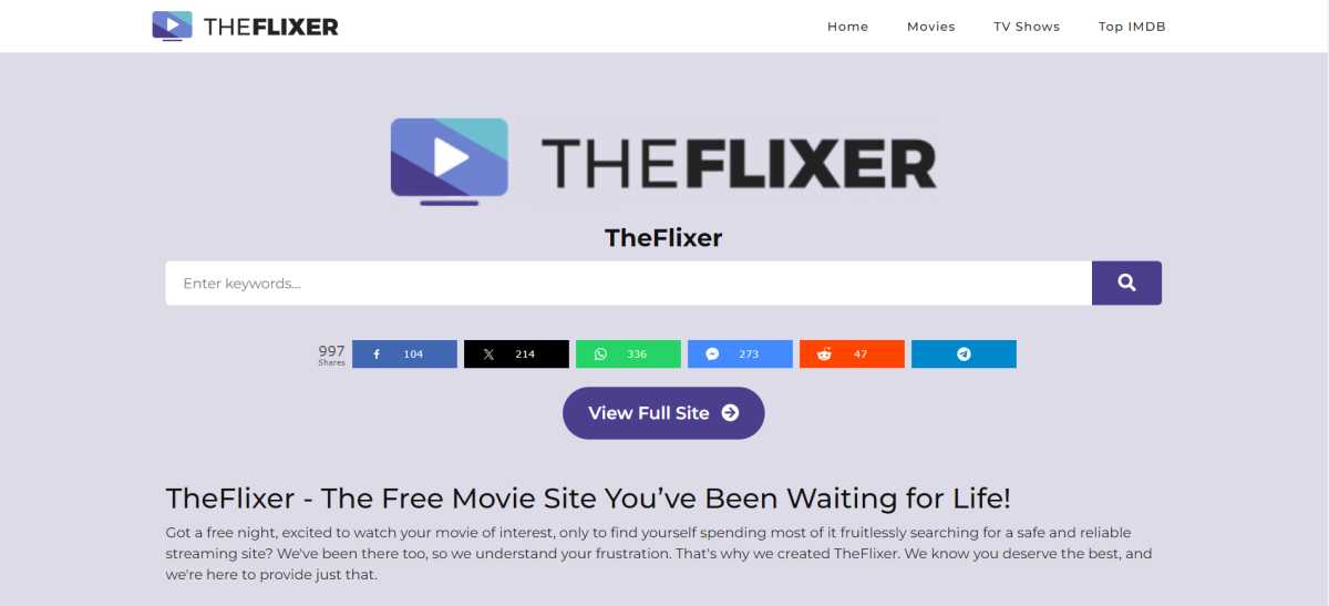 A Gateway to Free Movie Streaming and its Similar Sites