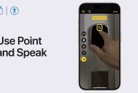 How to use Point and Speak on iPhone or iPad