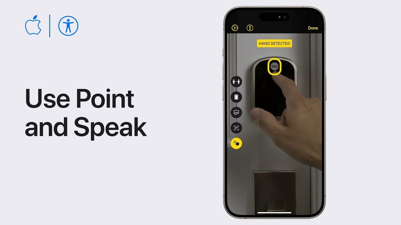 How to use Point and Speak on iPhone or iPad