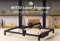 Japanese CNC desktop laser engraver offers large workspace