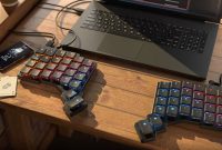 Voyager low-profile, split ergonomic keyboard from ZSA 5