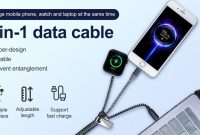 Zipper 3-in-1 zipping cable charges your phone, watch and laptop