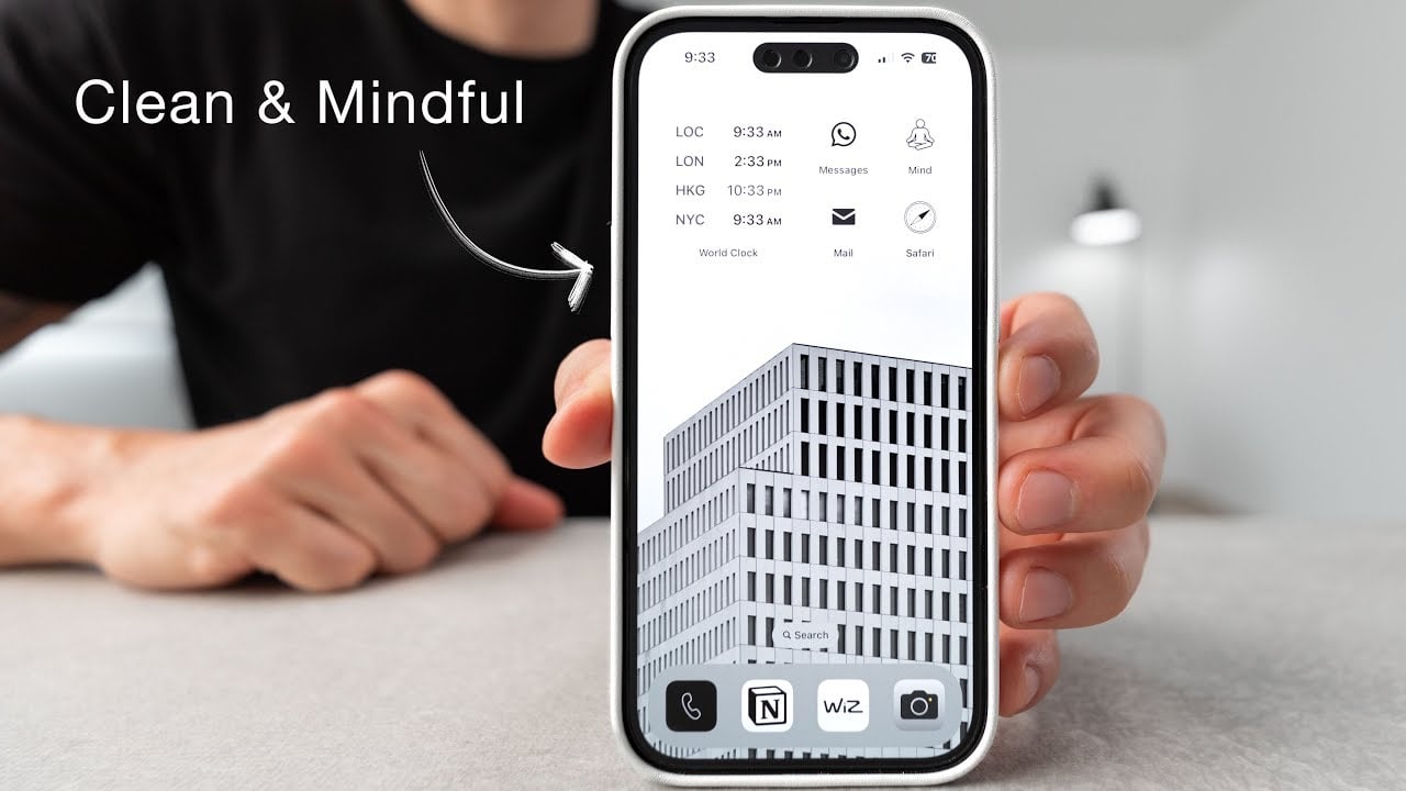 How to Create a Minimalist iPhone Setup with iOS 17