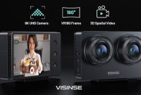 Tarsier 3D VR180 8K spatial video UHD camera with live streaming