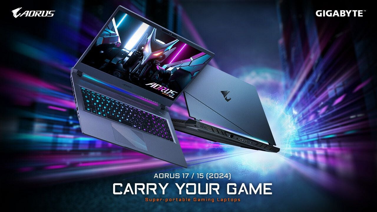 AORUS 17 & 15 Intel Core Ultra 7 AI ready gaming laptops