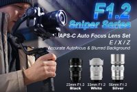 SIRUI Sniper Series F1.2 APS-C autofocus camera lens