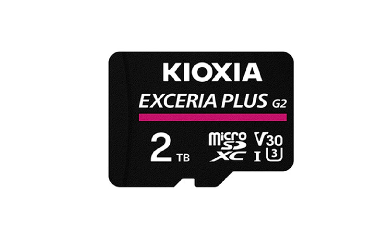 KIOXIA 2TB microSDXC memory card now available