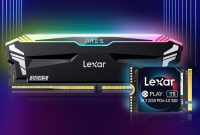 Lexar ARES DDR5 7200 memory and PLAY 2230 PCIe 4.0 SSD