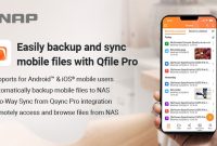 QNAP Qfile Pro mobile app receives File Sync and more