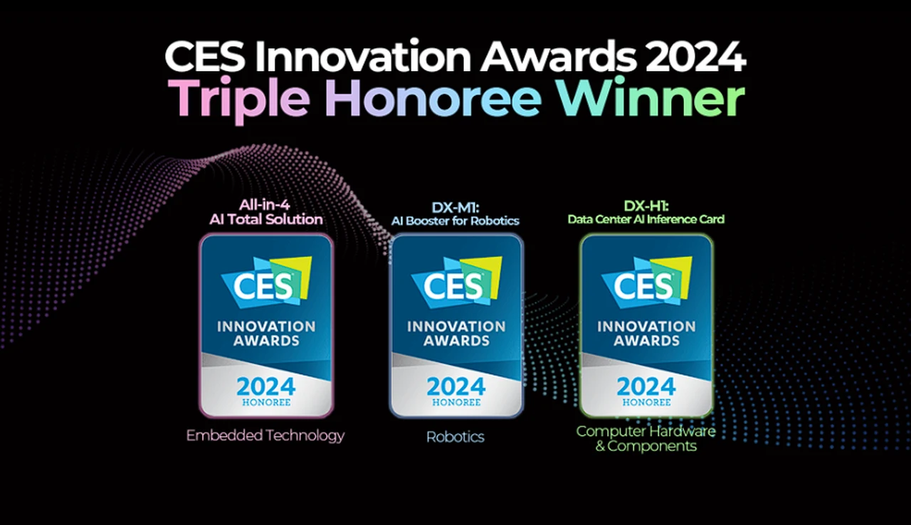 DEEPX DX-M1 chip CES 2024 Awards