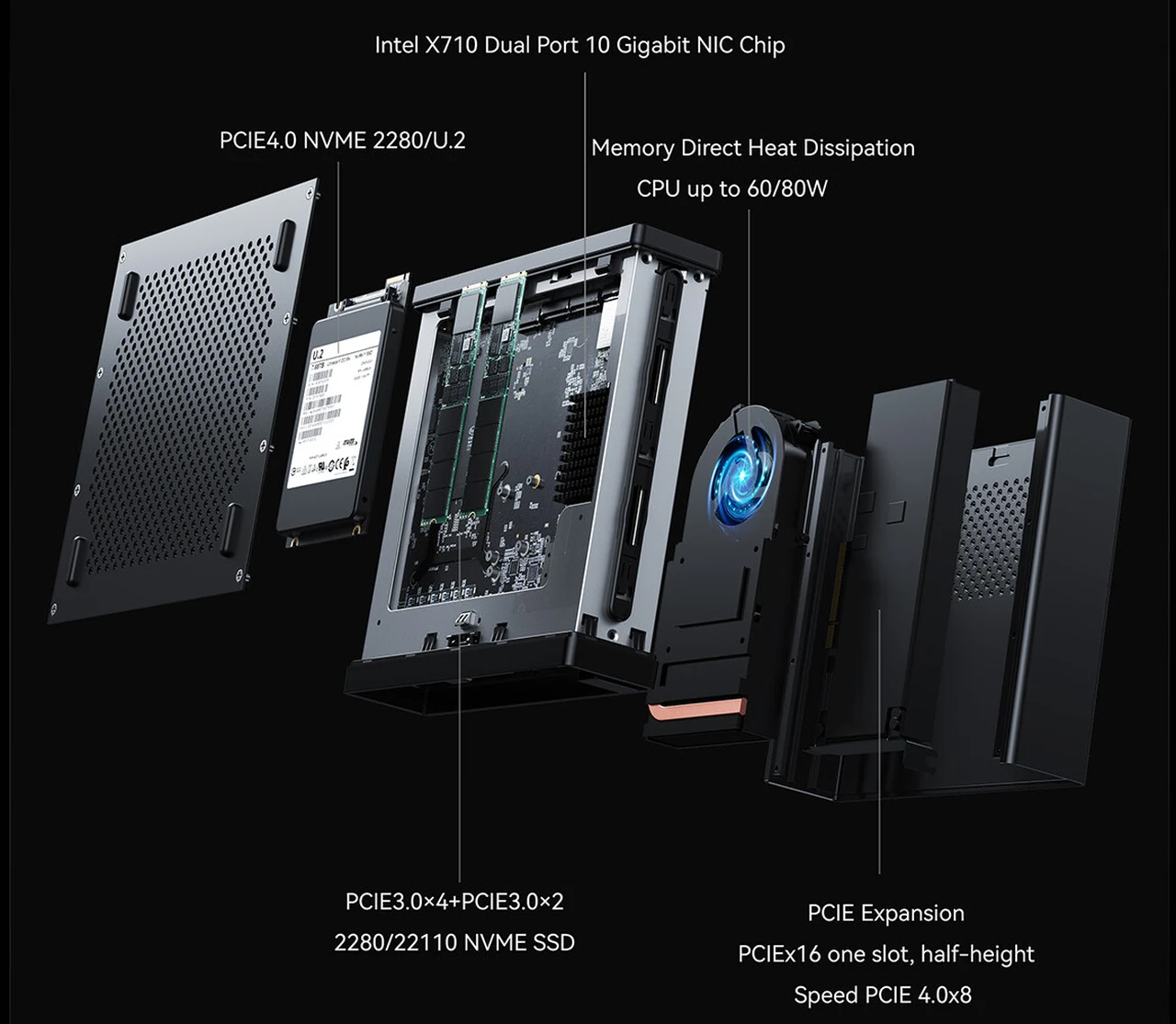 MINISFORUM MS-01 internal components