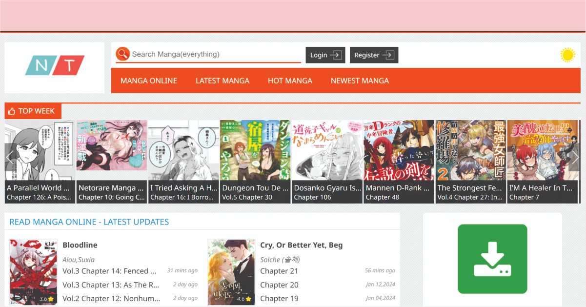 Manganato: Lets You Read Manga Free