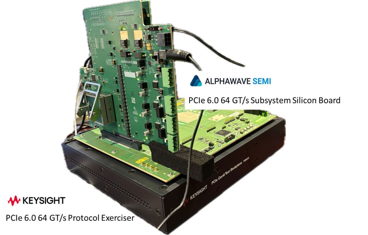 Complete PCIe 6.0 subsystem solution from Alphawave Semi & Keysight